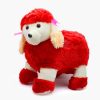 Red is a soft, plush