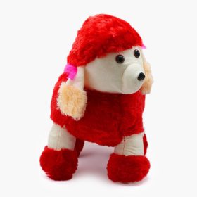 Red is a soft, plush