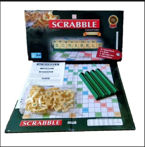 Scrabble game box