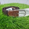 Suede belt