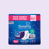 Breathables Maxi Thick Fabric Soft Sanitary Pads by butterfly Extra Long Trio Pack 28 Pcs