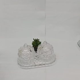 glass candy bowl set