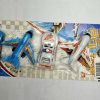 pack of two toy airplanes and Two toy cars