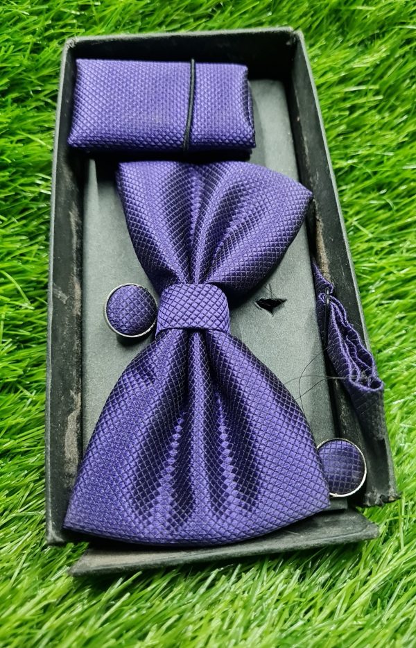 tied bow tie
