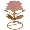 pink crystal rose flower