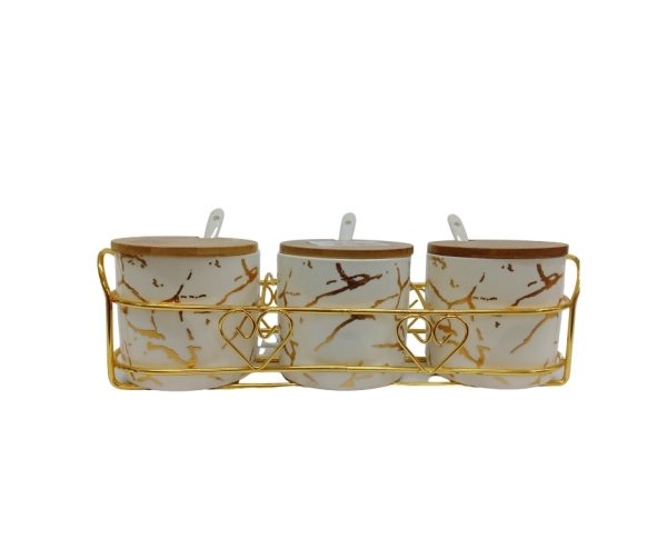 Ceramic Condiment Jars