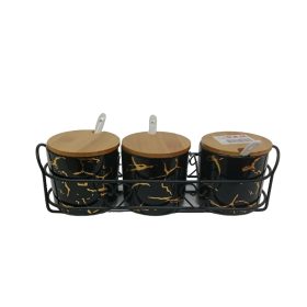 Ceramic Condiment Jars