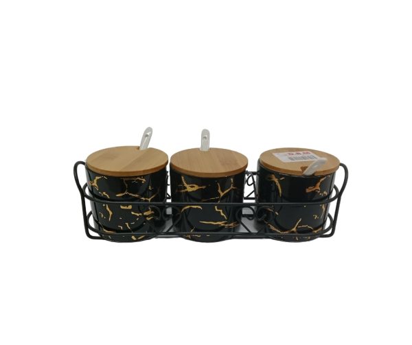 Ceramic Condiment Jars