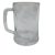 Classic glass beer mug. 