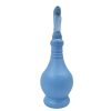 blue plastic spray bottle,