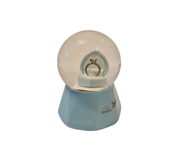 Ring Crystal Snow Globe