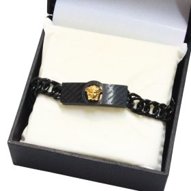 Black Metal Chain Bracelet