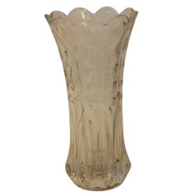 Wincy Amber Glass Vase