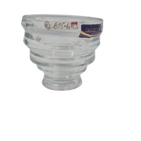 Clear glass bowl