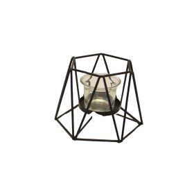 Hexagon Abstract Candle Holder