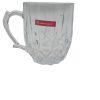 Clear glass tea mug