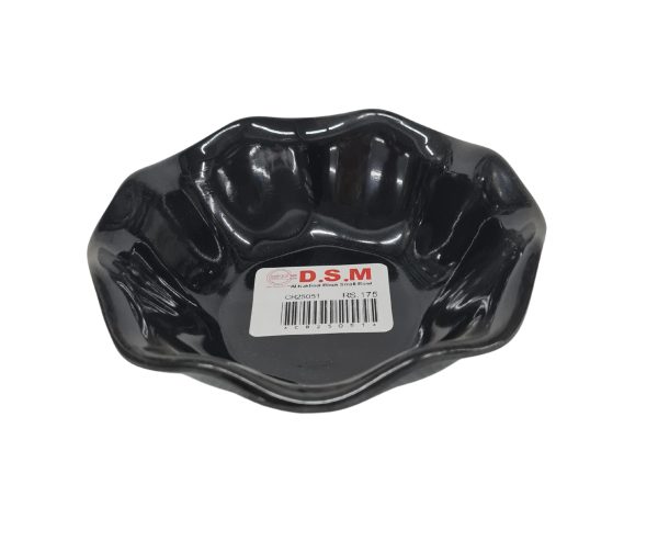 Black wave bowl