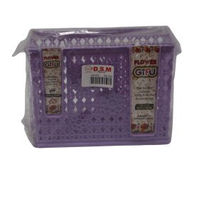 lidded plastic basket