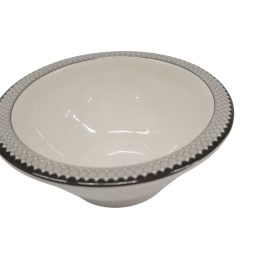 White ceramic bowl