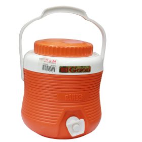 Orange & White Plastic Cooler