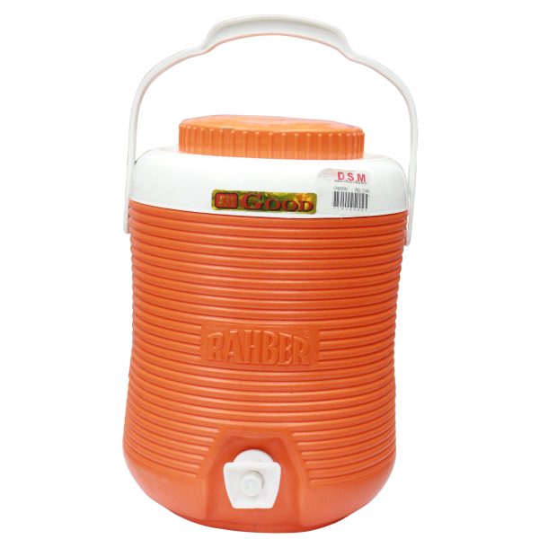  Orange & White Plastic Cooler