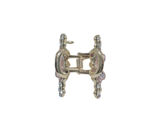 Gold-toned hair claw clip