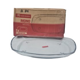 Glass serving tray