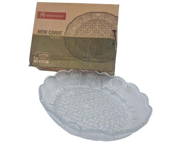 Crystal serving bowl