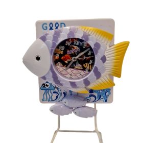 Adorable fish table clock