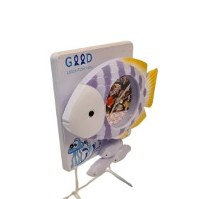 Adorable fish table clock