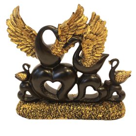 Swan heart figurine