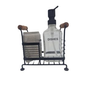 Glass holder with stand