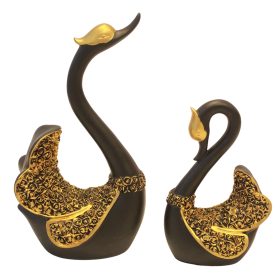 Pair Of Swans Statue