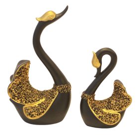 Pair Of Swans Statue