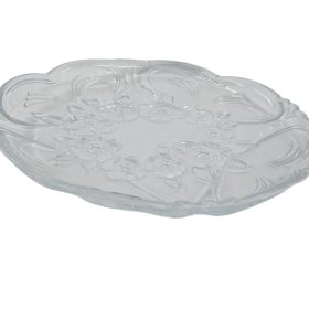Clear glass plate