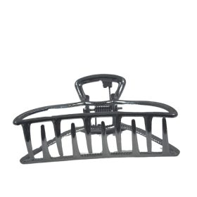 Grey Metal Hair Claw Clip