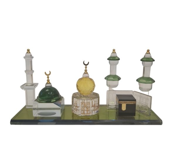 crystal showpiece Kaaba Shape