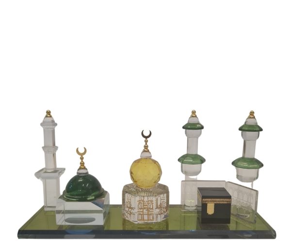 crystal showpiece Kaaba Shape
