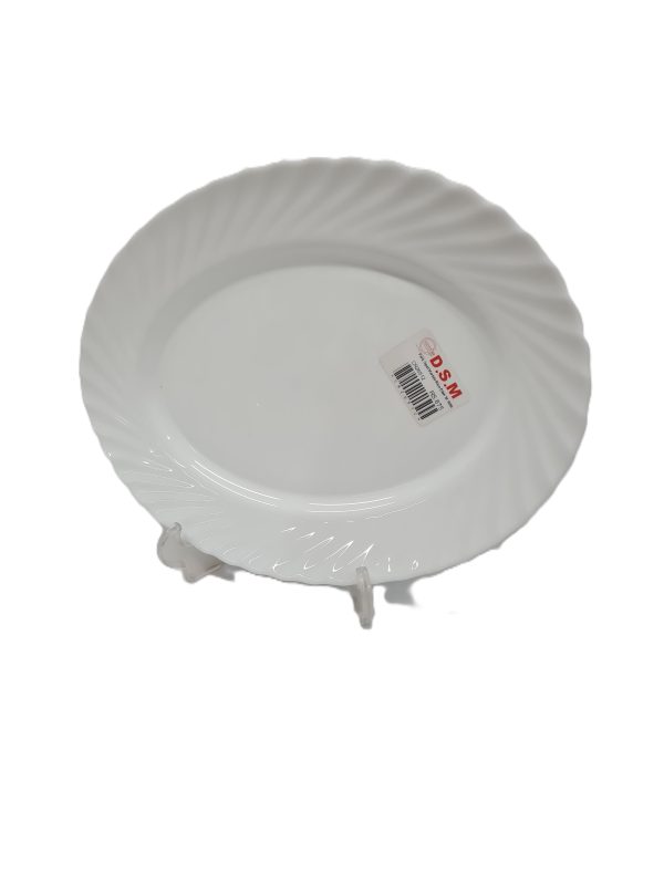 Oval serving plate