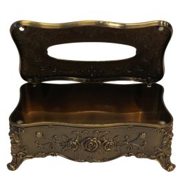 Luxury Vintage Metal Tissue Box