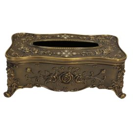 Luxury Vintage Metal Tissue Box