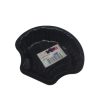 black, heart-shaped plastic tray