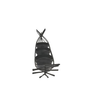 Metal candle holder