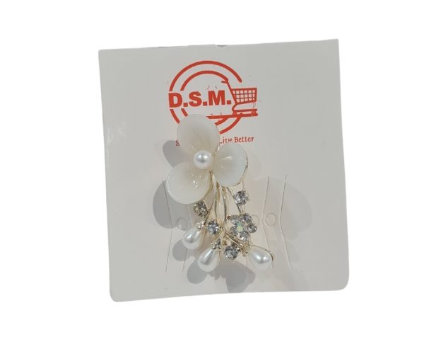 Flower Scarf Pin. 