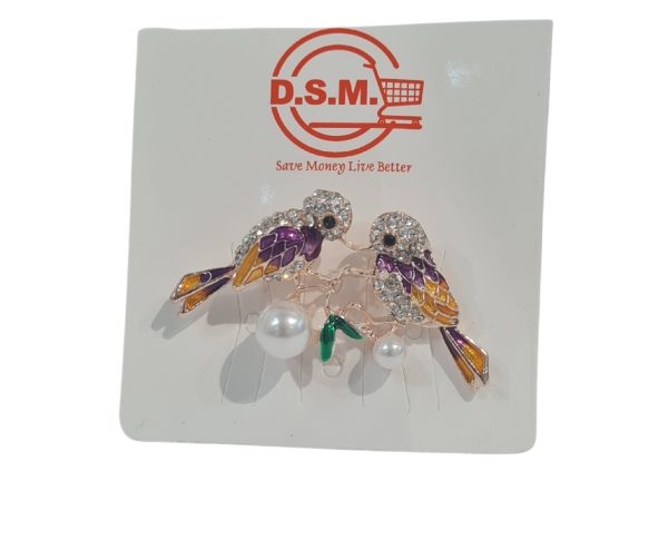 Bird Design Scarf Pin