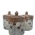 3-piece glass canister jar set