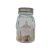 Glass Jar with a silver lid