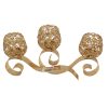 VINCIGANT Gold Crystal Candle Holders