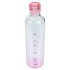 Pink Clear Water bottle