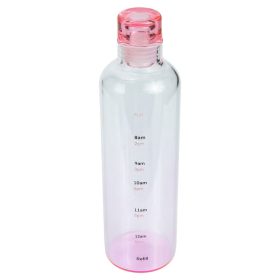 Pink Clear Water bottle